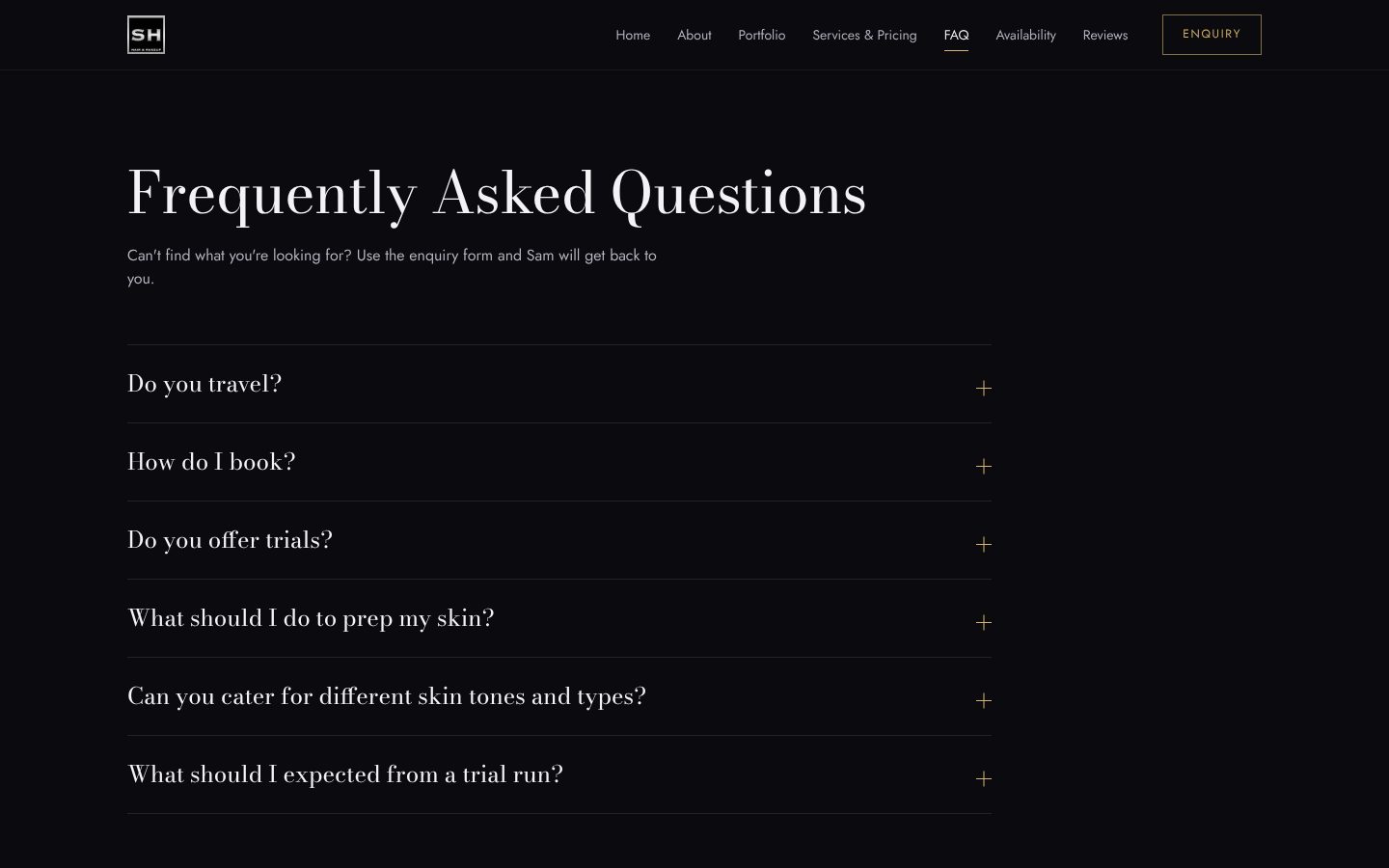 Samantha Hall Hair & Makeup: FAQ