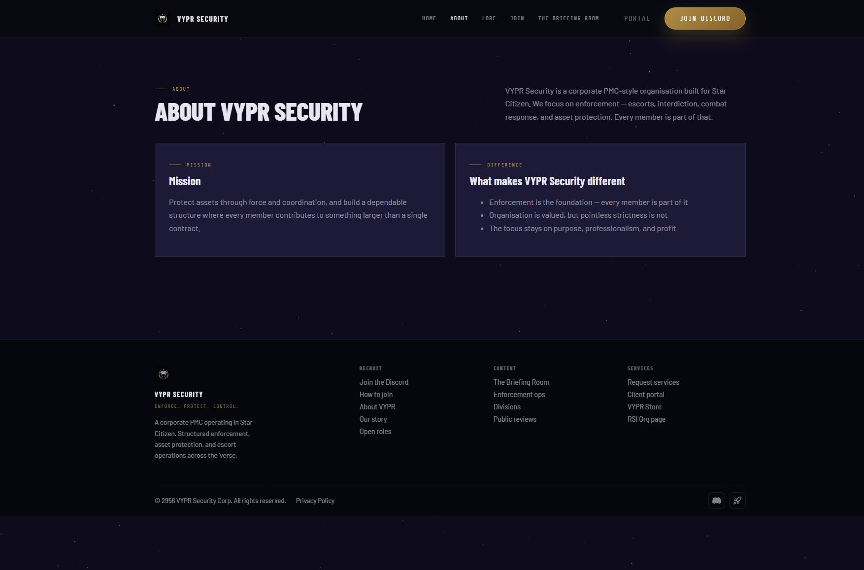 VYPR Security: About page